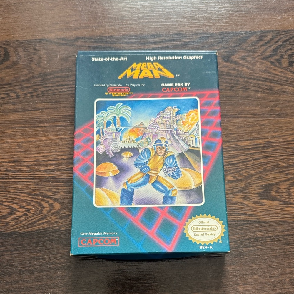 Megaman NES Nintendo Entertainment System Box Only Authentic Original